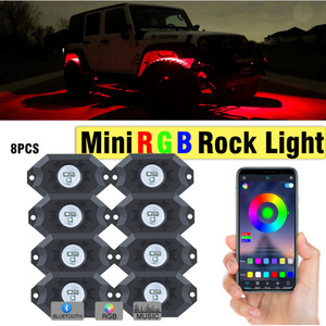 Flare Star Electronic 9w <b>Rgb</b> Car Underglow Led Lights 12v Ambient Interior Lighting Wireless Bluetooth Remote <b>Control</b> - Product Image 5