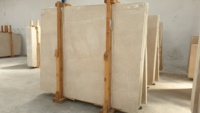 Dalles de marbre travertin beige Crema Nouva Premium 2023, polies, 20 mm d'épaisseur, pierre de luxe pour hôtel, salon, mur et sol