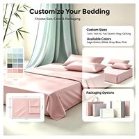 Ensemble de literie 100% bambou 300tc, housse de couette rafraîchissante, écologique et biologique pour un usage domestique, ensemble de draps