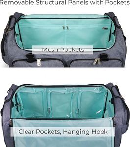 Muestra Gratuita: La Mejor Fábrica con Certificación BSCI, Bolsa de Viaje Plegable con Ruedas y Soporte para Disfraces, Ropa y Baile - Product Image 3