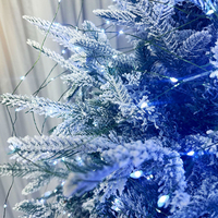 Guirlande lumineuse de Noël décorative pour arbre de Noël, 30 m, 300 LED, fil vert, télécommande cachée, logo personnalisé OEM, vente en gros