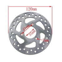 Disque de frein pour scooter électrique à essence 120mm 140mm pour Pocket Bike 47cc 49cc 2 temps, Mini Dirt Bike, ATV Quad, Mini Moto