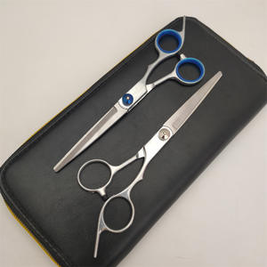 Customized Trademarks <b>Hair</b> Scissors 62mm Straight Blade Right Handed Beauty Use Suzhou Origin - Product Image 3