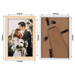 Cadres <span class=keywords><strong>photo</strong></span> personnalisés en MDF, multi-tailles 4x6 5x7 6x8 8x10 11x14 16x20, cadres <span class=keywords><strong>photo</strong></span> en bois multicolores pour la maison et le bureau - Product Image 2