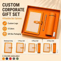 Cuaderno de Cuero PU de Lujo A5 Personalizado, Diario, Libreta de Negocios, Agenda de Tapa Dura con Bolígrafo, Elegante Set de Regalos