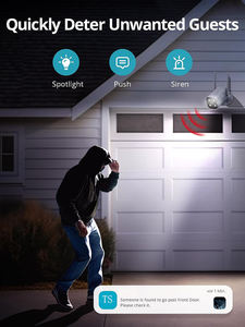 IP65 Wasserdichte 1080P PTZ-Kamera Klare Nachtsicht-Bewegungserkennungs-WiFi-Kamera - Product Image 3