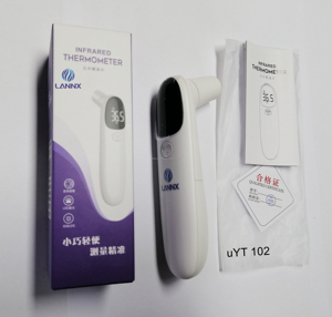 LANNX YT 102 คลินิกโรงพยาบาลเครื่องวัดอุณหภูมิอิเล็กทรอนิกส์เครื่องวัดอุณหภูมิดิจิตอลปืนสําหรับผู้ใหญ่เด็กไม่สัมผัสหูหน้าผาก thermometro - Product Image 5