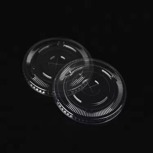 Couvercle à boire en plastique PET, plat, en forme d'arche, à ouverture facile, pour gobelet transparent jetable de 500 ml, pour jus, eau, glace - Product Image 1