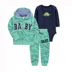 Mejores Precios Conjunto de 3 Piezas de <span class=keywords><strong>Ropa</strong></span> de Bebé para Niño Recién Nacido: Chaqueta con Cremallera, Sudadera con Capucha y Pantalones de Manga Larga para <span class=keywords><strong>Invierno</strong></span> - Product Image 3