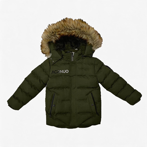 Vestes en polaire décontractées pour garçons 2021, style militaire, chaudes, coupe-vent, à capuche, grandes tailles, OEM/ODM disponibles - Product Image 3