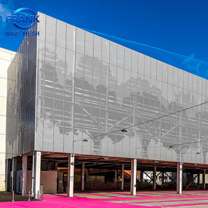 Panneau de façade perforé en aluminium découpé au laser décoratif pour murs-rideaux architecturaux extérieurs - Product Image 4