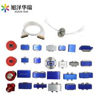 Conector hermético sellado con epoxi Asaze Rae de densidad normal, 25 pines, marco B, D-SUB para equipos de semiconductores