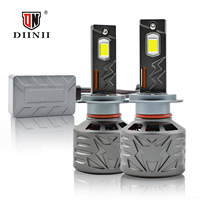 Phares LED de voiture Diinii Série L6 30000LM 300W 12V 6000K Haute Puissance H1H4H7H11 9005 en Aluminium Certifiés CE/RoHS/FCC Universels