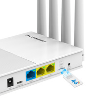 Router WIFI COMFAST CF-E3 V3 2.4GHZ, Router 4G con Tarjeta SIM, 300MBPS LTE, el Mejor Router 4G, GRAN VENTA