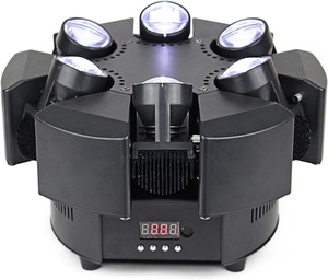 Luces Móviles LED <span class=keywords><strong>de</strong></span> 6 Brazos RGBW, Luces <span class=keywords><strong>de</strong></span> Escenario DMX <span class=keywords><strong>de</strong></span> 17/38 Canales, Luces para DJ, Música, Fiesta, Discoteca, Efectos <span class=keywords><strong>de</strong></span> Escenario, Luces Móviles - Product Image 1