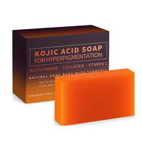 Savon Artisanal Original OEM ODM au Curcuma et à l'Acide Kojique pour Éclaircir la Peau et Nettoyer les Taches Brunes