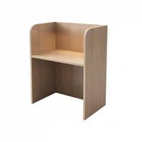 Table d'étude en bois conçoit un bureau de bibliothèque Table de lecture moderne pour bibliothèque bureau d'ordinateur Table de séparation en bois dans le bureau du personnel
