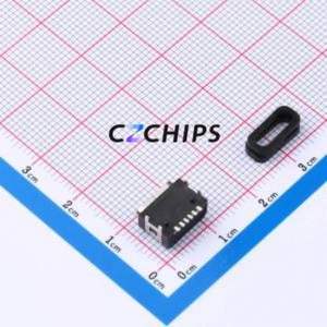 HYCW392-USBC06-785B USB Connector SMD Connector ( Connector Type: Type-C )( Gender: Female )( Mounting Type: Horizontal Mount ) - Product Image 2