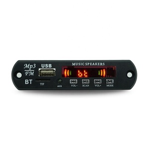Kits de caja de música para coche de 12V, módulo de reproductor de MP3 <span class=keywords><strong>Bluetooth</strong></span> inalámbrico USB con carpeta de grabación de Radio FM - Product Image 4