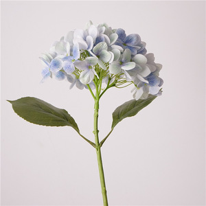 <span class=keywords><strong>Meetyou</strong></span> Modèle 100 Fleur artificielle en soie Hortensia Corail Magique à toucher réel, Décoration douce nordique pour la maison et l'hôtel, Mariage, Bonsaï - Product Image 2