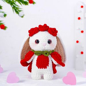 Conejo de Ganchillo, Conejita Bonnie de Ganchillo, Adorable Juguete Amigurumi, Manta de Confort, Regalo para Niños, Regalo para Bebés, Conejo, para Regalo de Pascua - Product Image 4