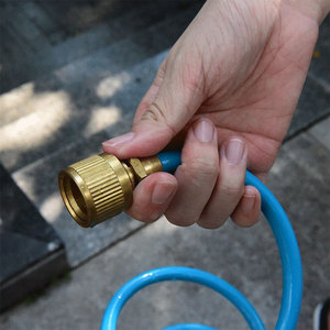 Tuinslang Koperen Mondstuk Sprinkler Met 8 Verschillende Spray Patronen, Duim Controle En Antislip - Product Image 6