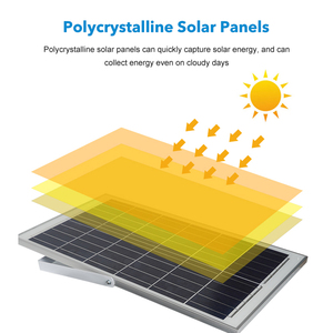 Luz de carretera de aluminio de fundición a presión de ahorro de energía 100W 200W 300W 500W 600W 800W Control remoto Led Luz de calle solar - Product Image 4