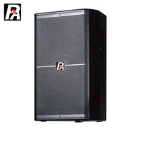 Système de sonorisation professionnel pour scène, enceintes line array alimentées pour DJ en extérieur, passives, 1200W, en bois et métal, durables, portables, mono