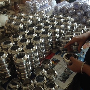 Thép không gỉ vệ sinh 304 SS316L DIN SMS 3A Nut Ống phù hợp Đoàn bộ hoàn chỉnh cho 25 mét giả mạo đánh bóng PN16 hàn đầu - Product Image 5