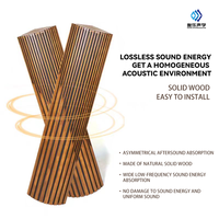 Piège à basses acoustiques en bois au design moderne personnalisé Piège à basse fréquence Diffuseur de son Studio de musique Salle de karaoké Home Bar