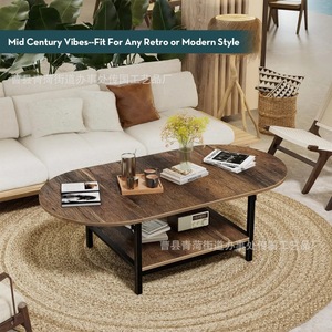 Mesa de Centro Moderna de Madera, Plegable y Móvil, para Espacios Pequeños, Sala de Estar, Balcón - Product Image 4