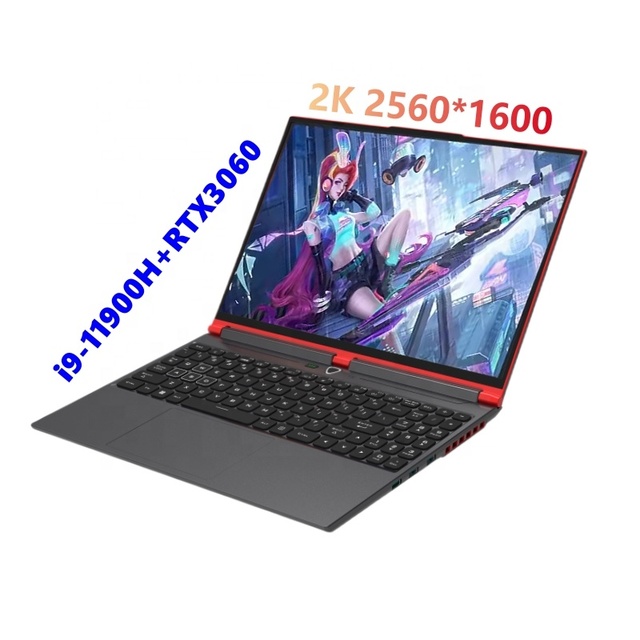 2025 New 2K 2560*1600 Screen 16 Inch Intel Core I9 11th Gen Gamer RTX3060 6G Thunderbolt 4 Win10/11 Business Laptop