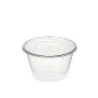 Conteneur alimentaire rond en PP de qualité alimentaire, sans BPA, recyclable, étanche, compatible micro-ondes, avec couvercle pour soupe, riz, emballage à emporter