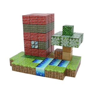 Meilleures ventes 2026 - Ensemble de blocs magnétiques My World - Cubes Pixel - Jouets sensoriels STEM pour enfants de 3 à 12 ans - Certifié CPC GCC - Product Image 3