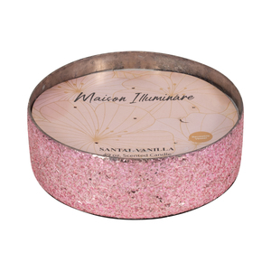 Candela Profumata in Ciotola di Vetro Decorativa, Stile Boho Casual, per Uso Interno ed Esterno, Elegante e Compatta - Product Image 2