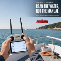 Bouée de sauvetage télécommandée à réponse rapide, bateau de sauvetage volant RC avec caméra HD, aile volante, GPS Beidou, mode double, drone de sauvetage aquatique