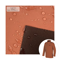 Nouveau tissu extensible 100% polyester Vestes d'extérieur pour filles Résistantes à l'eau Écologiques Jersey épais tissé en chaîne Bonded GRS 148GSM