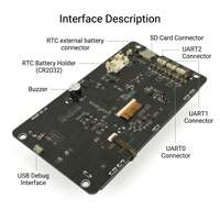 Proculus 7 Zoll 800*480 Lcd Display Unterstützung Audio Hmi Touchscreen Panel Tft Lcd Display Resistive Touch Uart TTL Lcd Module