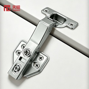 TIANYI Wholesale Furniture Hardware 45° Cold Rolled Steel <b>Cabinet</b> Hinge Soft Close Hydraulic <b>Corner</b> Hinge for Cupboard Closet - Product Image 1