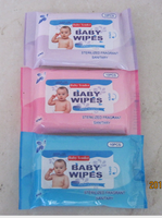 Lingettes humides épaisses de qualité supérieure, super douces, sans alcool, sans parfum, lingettes pour bébés naturelles, 80 lingettes pour peaux sensibles
