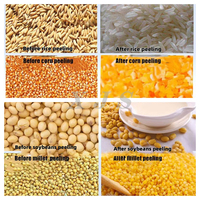 Décortiqueuse de riz portable à faible bruit pour petites exploitations agricoles, multi-usages
