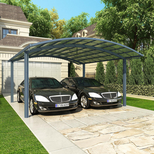 <span class=keywords><strong>2</strong></span> abris de voiture pour parking extérieur Double Metal Designs Panneaux de parking modernes en <span class=keywords><strong>aluminium</strong></span> Feuille de polycarbonate - Product Image 1