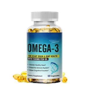 Factory Custom OEM/ODM Omega 3 For Joints & Eyes & Skin & Heart Health Boost Immune System Fish Oil Supplement Capsules