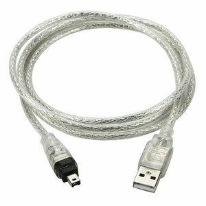 Cable de Datos <span class=keywords><strong>USB</strong></span> 2.0 a IEEE1394 <span class=keywords><strong>FireWire</strong></span> de Cobre para Conexión de Cámara (Conectores 6P/9P) - Product Image 5