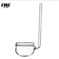 Weekewe — diffuseur de CO2 en verre taille L pour Aquarium, objet en verre, pour réservoir de poissons planifiés