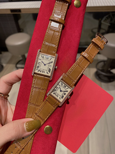 Reloj mecánico automático moderno y elegante, correa de piel de vaca con estampado de cocodrilo multicolor, bisel con incrustaciones de diamantes - Product Image 4