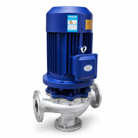 Pompa Booster Sentrifugal Vertikal 60Hz, Low Noise, Flange, Tekanan Tinggi, Pompa Air Senyap untuk Pasokan Air Rumah Tangga
