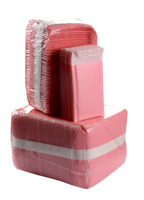 Piccoli sacchetti di spedizione a bolle imbottite medie in oro rosa glitt 4x6 borsa di spedizione con busta a bolle rosa chiaro avvolgente per gioielli
