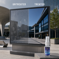 Protecteur d'écran liquide de qualité industrielle A1, nano-céramique micro-silice, invisible, anti-traces de doigts, anti-rayures modifié
