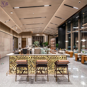 Set Bancone Bar Personalizzato di Nuova Concezione con Mosaico 3D di Alta Qualità per Ristoranti e Bar - Product Image 5